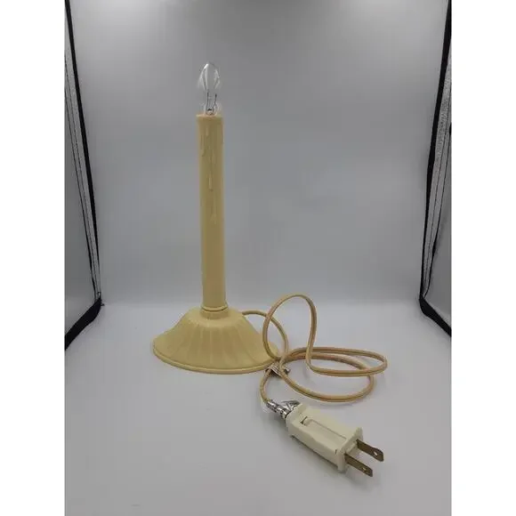 Vntg Window Drip Candle Single Light Works - Picture 8 of 8